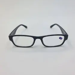 خرید عینک مطالعه نمره +1.25 با فریم مشکی و مستطیلی شکل مدل 0715-3 | فروشگاه آرکوشاپ
