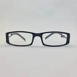 خرید عینک مطالعه نمره +2.50 با فریم مشکی و مستطیلی شکل مدل Y104 | فروشگاه آرکوشاپ