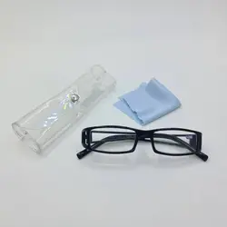 خرید عینک مطالعه نمره +2.50 با فریم مشکی و مستطیلی شکل مدل Y104 | فروشگاه آرکوشاپ