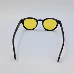 خرید عینک دید در شب گرد دیوید بکام با فریم مشکی براق و لنز زرد مدل D22839 | فروشگاه آرکوشاپ