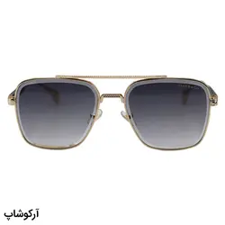 خرید عینک دودی Maybach با فریم طلایی رنگ و فلزی و عدسی سایه روشن مدل M011 | فروشگاه آرکوشاپ