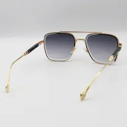 خرید عینک دودی Maybach با فریم طلایی رنگ و فلزی و عدسی سایه روشن مدل M011 | فروشگاه آرکوشاپ