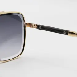 خرید عینک دودی Maybach با فریم طلایی رنگ و فلزی و عدسی سایه روشن مدل M011 | فروشگاه آرکوشاپ