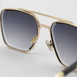 خرید عینک دودی Maybach با فریم طلایی رنگ و فلزی و عدسی سایه روشن مدل M011 | فروشگاه آرکوشاپ