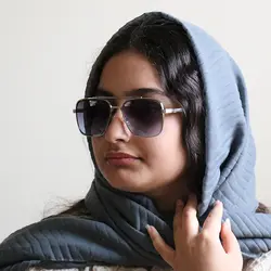 خرید عینک دودی Maybach با فریم طلایی رنگ و فلزی و عدسی سایه روشن مدل M011 | فروشگاه آرکوشاپ