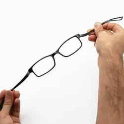 خرید عینک مطالعه با نمره +1.00 با فریم مشکی، نشکن و بسیار انعطاف پذیر مدل 51 | فروشگاه آرکوشاپ