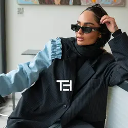 خرید عینک دید در شب با دسته تراز دار، فریم و عدسی بی رنگ و شفاف مدل 21090 | فروشگاه آرکوشاپ