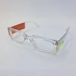 خرید عینک دید در شب با دسته تراز دار، فریم و عدسی بی رنگ و شفاف مدل 21090 | فروشگاه آرکوشاپ