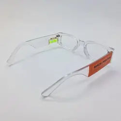 خرید عینک دید در شب با دسته تراز دار، فریم و عدسی بی رنگ و شفاف مدل 21090 | فروشگاه آرکوشاپ