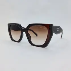 خرید عینک آفتابی پرادا با فریم قهوه ای و نوک مدادی و لنز سایه روشن مدل 2194 | فروشگاه اینترنتی آرکوشاپ | خرید عینک آفتابی مردانه و زنانه