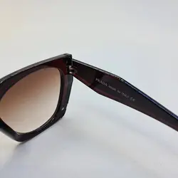 خرید عینک آفتابی پرادا با فریم قهوه ای و نوک مدادی و لنز سایه روشن مدل 2194 | فروشگاه اینترنتی آرکوشاپ | خرید عینک آفتابی مردانه و زنانه