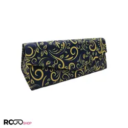 خرید قاب عینک کتابی با رنگ مشکی و خردلی و مثلثی شکل مدل 991827 | فروشگاه آرکوشاپ