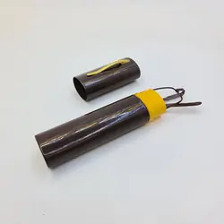 خرید عینک مطالعه با نمره چشم 2.25 و طرح خودکاری و قاب قهوه ای و زرد | فروشگاه آرکوشاپ