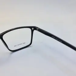 خرید فریم عینک 3 کاوره مستطیلی با فریم مشکی رنگ با دسته فنری مدل 1647 | فروشگاه آرکوشاپ