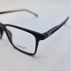 خرید فریم عینک 3 کاوره مستطیلی با فریم مشکی رنگ با دسته فنری مدل 1647 | فروشگاه آرکوشاپ