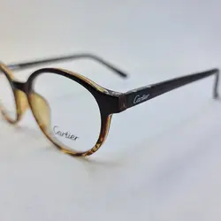 خرید عینک طبی کائوچو با فریم گرد و رنگ قهوه ای و دسته فنری مدل 2980 | فروشگاه آرکوشاپ