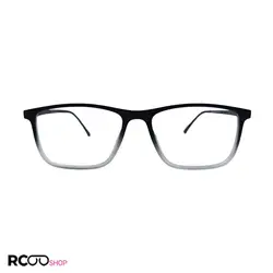 خرید عینک طبی مستطیلی شکل با فریم مشکی و تی آر 90 و دسته فنری مدل 2003 | فروشگاه آرکوشاپ