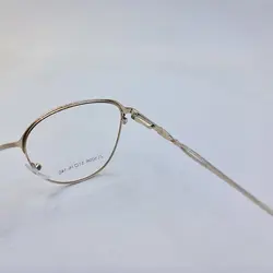 خرید عینک طبی گرد طلایی و یاسی رنگ با دسته فنری و فریم فلزی مدل 5008 | فروشگاه آرکوشاپ