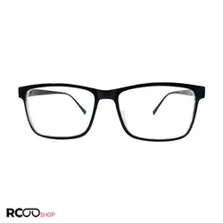 خرید عینک بلوکات با فریم مشکی و حاشیه شفاف، کائوچو و مستطیلی شکل مدل ABC3139 | فروشگاه آرکوشاپ
