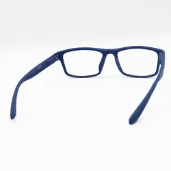 خرید عینک مطالعه نمره +3.50 نزدیک بین با فریم آبی نفتی، مخملی و دسته فنری مدل 5022 | فروشگاه آرکوشاپ