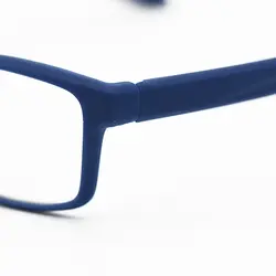 خرید عینک مطالعه نمره +3.50 نزدیک بین با فریم آبی نفتی، مخملی و دسته فنری مدل 5022 | فروشگاه آرکوشاپ