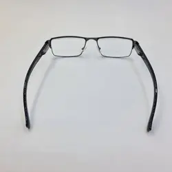 خرید عینک مطالعه نمره +1.50 نزدیک بین با فریم فلزی، مستطیلی و دسته فنری مدل 21 | فروشگاه آرکوشاپ