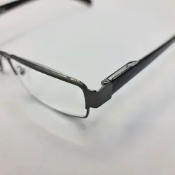 خرید عینک مطالعه نمره +2.75 نزدیک بین با فریم فلزی، مستطیلی و دسته فنری مدل 21 | فروشگاه آرکوشاپ
