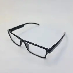 خرید عینک طبی دور بین با نمره -0.75 و فریم مستطیلی شکل و مشکی رنگ مدل 24 | فروشگاه آرکوشاپ