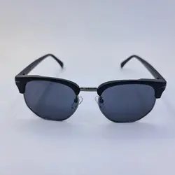 خرید عینک آفتابی کلاب مستر دیوید بکام با فریم مشکی مات و لنز دودی مدل DB1002 | فروشگاه آرکوشاپ