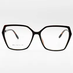 خرید عینک طبی زنانه پروانه ای با فریم قهوه ای رنگ و تک کاوره مدل 8652 | فروشگاه آرکوشاپ