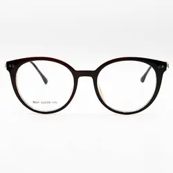 خرید عینک طبی زنانه گرد با فریم قهوه ای رنگ و تک کاوره مدل 8654 | فروشگاه آرکوشاپ