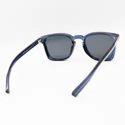 خرید عینک آفتابی مربعی شکل با فریم آبی و لنز تیره Jacques Marie Mage مدل D23114S | فروشگاه آرکوشاپ