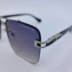 خرید عینک آفتابی مردانه دیتا نیم فریم با رنگ نقره ای و لنز آنتی رفلکس مدل 09K | فروشگاه آرکوشاپ