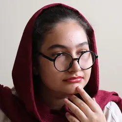 خرید عینک مطالعه نزدیک بین با نمره +3.50 با فریم گرد و مشکی رنگ مدل 33 | فروشگاه آرکوشاپ