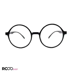خرید عینک مطالعه نزدیک بین با نمره +3.50 با فریم گرد و مشکی رنگ مدل 33 | فروشگاه آرکوشاپ