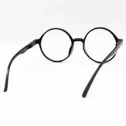 خرید عینک مطالعه نزدیک بین با نمره +3.00 با فریم گرد و مشکی رنگ مدل 33 | فروشگاه آرکوشاپ