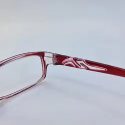 خرید عینک مطالعه نمره +2.50 با فریم قرمز و مستطیلی شکل مدل HLL808 | فروشگاه آرکوشاپ