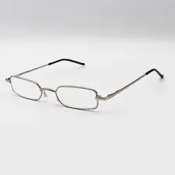 خرید عینک مطالعه خودکاری باکیفیت با نمره +2.00، فریم نقره ای و قاب سفید | فروشگاه آرکوشاپ