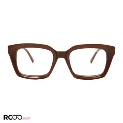 خرید عینک طبی مربعی شکل، کرمی رنگ با فریم کائوچو برند Céline مدل FE01 | فروشگاه آرکوشاپ