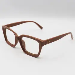 خرید عینک طبی مربعی شکل، کرمی رنگ با فریم کائوچو برند Céline مدل FE01 | فروشگاه آرکوشاپ