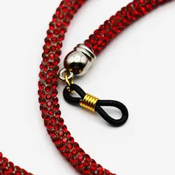 خرید بند عینک منجوقی سواروسکی و قرمز رنگ مدل 992281 | فروشگاه آرکوشاپ