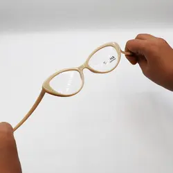 خرید عینک طبی با فریم مشکی رنگ، مستطیلی و TR90 برند سها SOOHA مدل 117 | فروشگاه آرکوشاپ