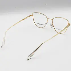 خرید عینک طبی گربه ای با فریم فلزی، طلایی رنگ برند Tiffany & Co مدل 8355 | فروشگاه آرکوشاپ