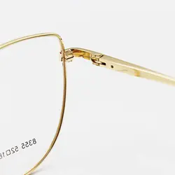 خرید عینک طبی گربه ای با فریم فلزی، طلایی و قرمز رنگ برند Tiffany & Co مدل 8355 | فروشگاه آرکوشاپ