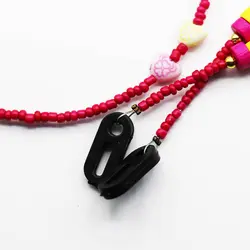 خرید بند عینک از جنس مهره و منجوق و رنگ صورتی مدل 992416 | فروشگاه آرکوشاپ