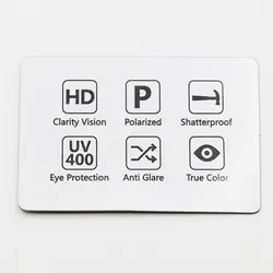 خرید تست پلاریزه عینک سایز کوچک (6*4 سانتی‌متر) مدل 992517 | فروشگاه آرکوشاپ