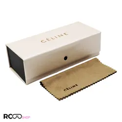 خرید کیف عینک سلین Celine آهنربایی، مستطیلی شکل و کرمی رنگ مدل 992501 | فروشگاه آرکوشاپ