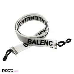 خرید بند عینک نواری بالنسیاگا با رنگ سفید و از جنس پارچه‌ای مدل 992535 | فروشگاه آرکوشاپ