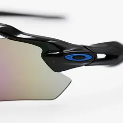 خرید عینک ورزشی نیم فریم و مشکی، با لنز آینه ای آبی رنگ برند اوکلی Oakley مدل KL9208 | فروشگاه آرکوشاپ