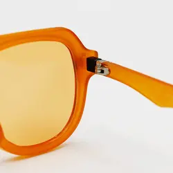 خرید عینک آفتابی خلبانی Balenciaga با فریم نارنجی رنگ و لنز نارنجی روشن مدل SH601 | فروشگاه آرکوشاپ